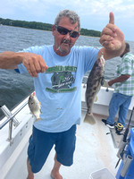 Chesapeake Bay Charter Fishing double header on Fishbites