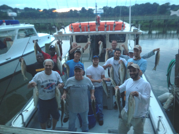 Chesapeake bay charter fishing 8-2-14 pm
