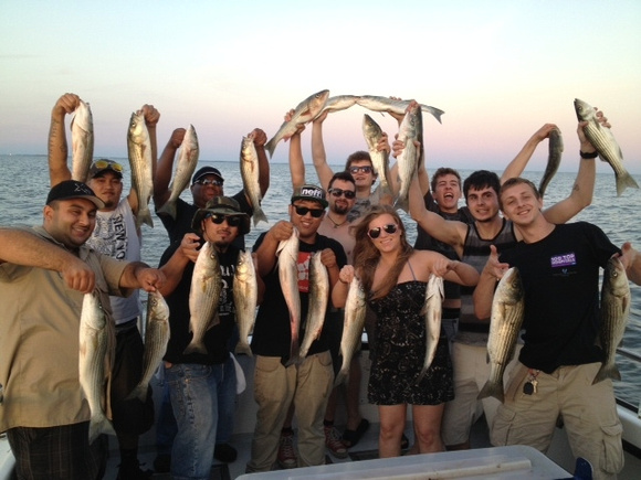 8-25-13 pm, Chesapeake bay charter fishing !