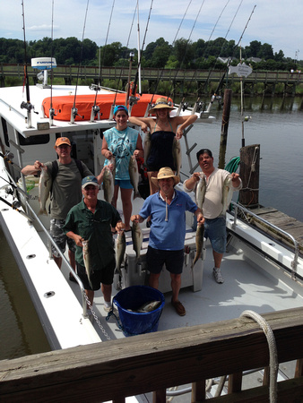 Chesapeake beach charter fishing 7-16-14