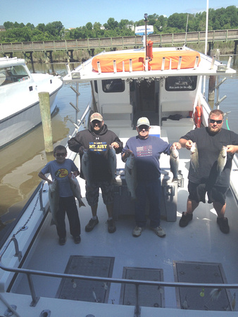 Chesapeake bay charter fishing 5-24-2014 am
