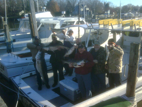 Bill's party 2 11-28-10 Chesapeake bay charter fishing !