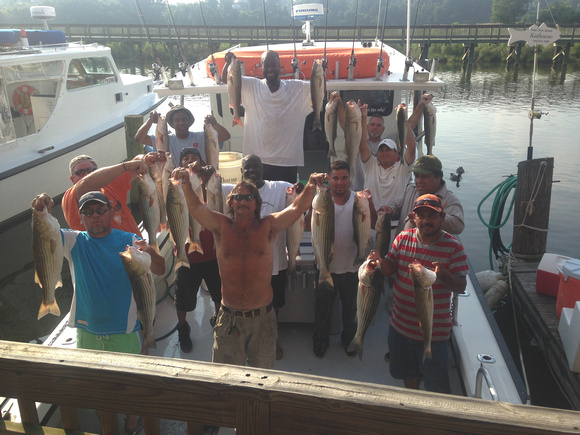 Chesapeake bay Charter fishing 6-17-14