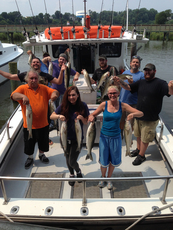 Chesapeake beach charter fishing 8-9-14