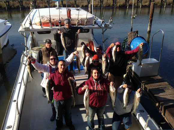 Chesapeake bay charter fishing ! 10-27-13