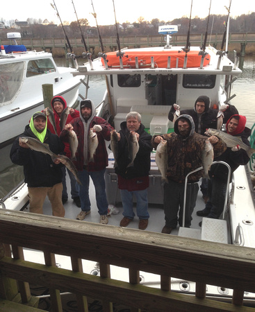 Chesapeake beach charter fishing 11-23-2014