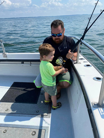 Chesapeake bay charter fishing      training the future captain